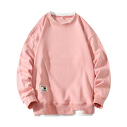 Men's Youth Casual Candy Color Hong Kong Style Sweatshirt